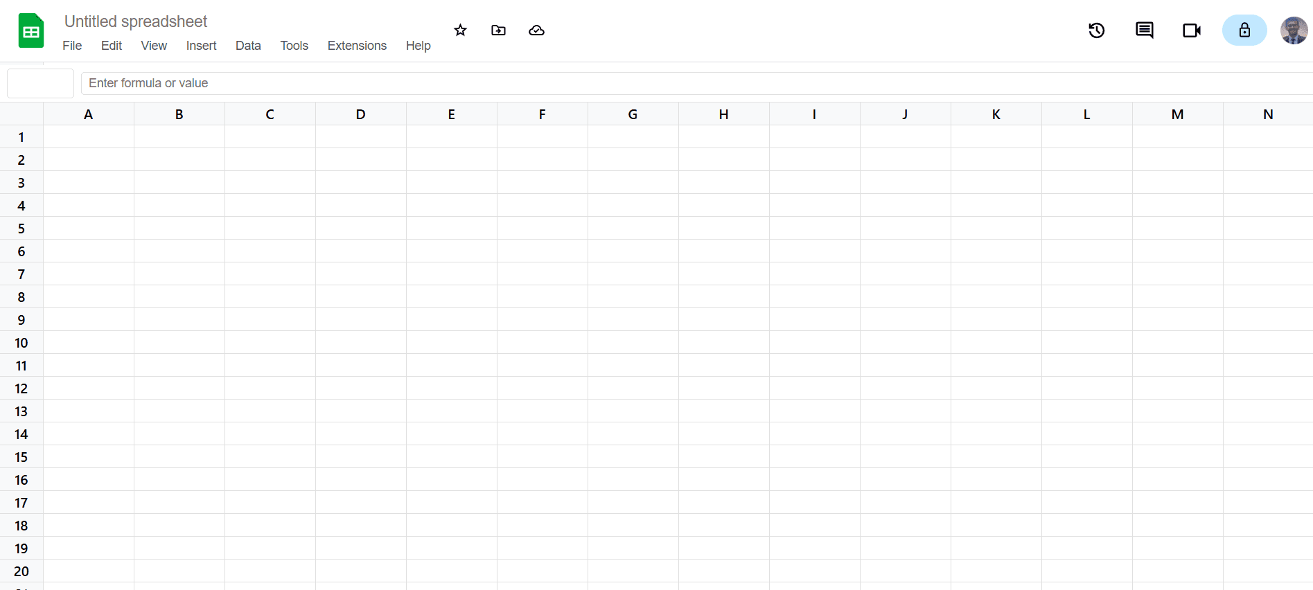 Google Sheets Clone